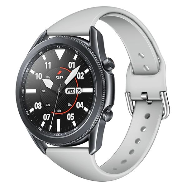Official Silicone Band Compatible With Samsung Galaxy watch 3 45mm-Grey