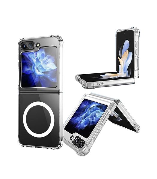 Magnetic Clear Case for Samsung Galaxy Z Flip 5