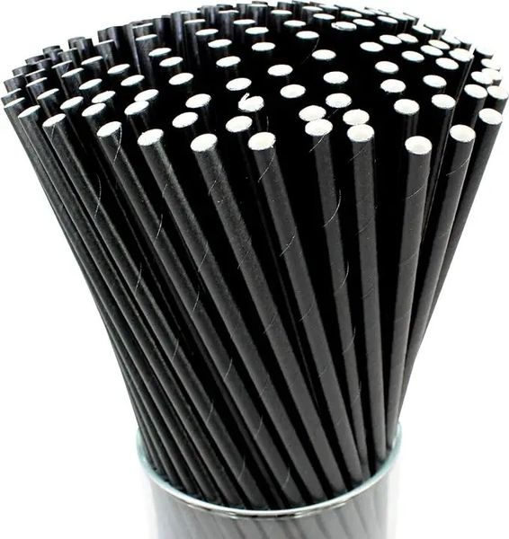 Extra Durable Paper Straws Biodegradable- Premium Toxin Free Paper Straws