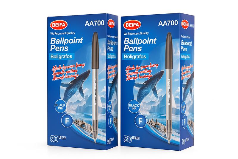 Ballpoint Pens - 50 Pens per Box-2 x boxes-100 pens