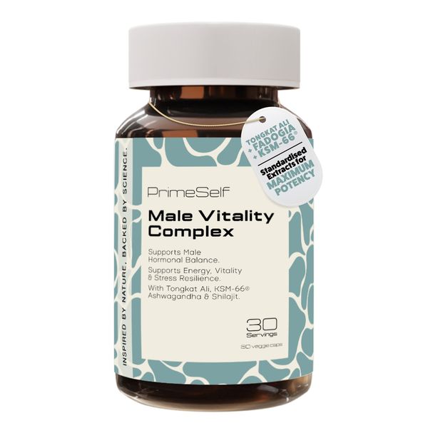 PrimeSelf Male Vitality Complex - Hormone Support - 30 Servings