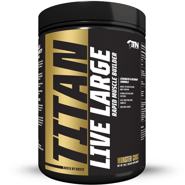 Titan Live Large Rapid Muscle Builder, Monster Choc - Net Wt.2Kg