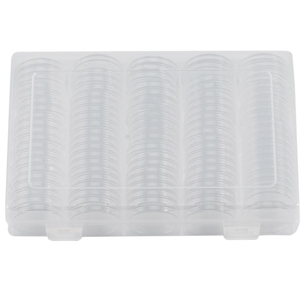 Coin Holder, Capsules with Foam Gasket, Professional Case for Collection