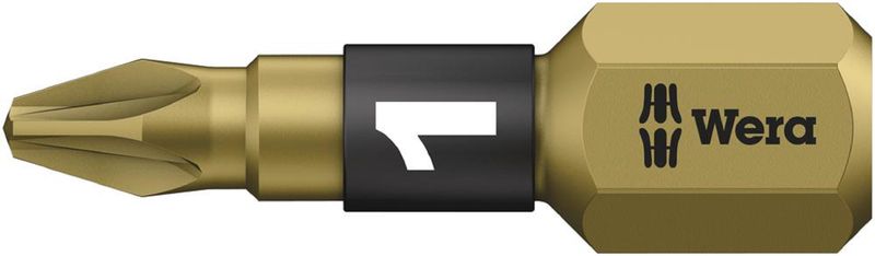 Wera (05072080001) Hex Driver Bit, Pozidriv, PZ1 Bit, 25 mm Overall