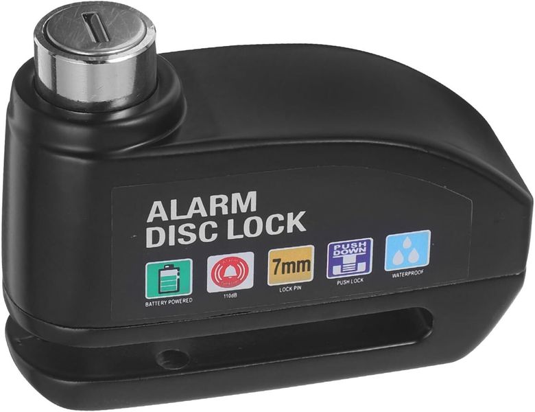 Motorcycle Alarm Disc Brake Lock Anti-theft Security For Road And Mountain