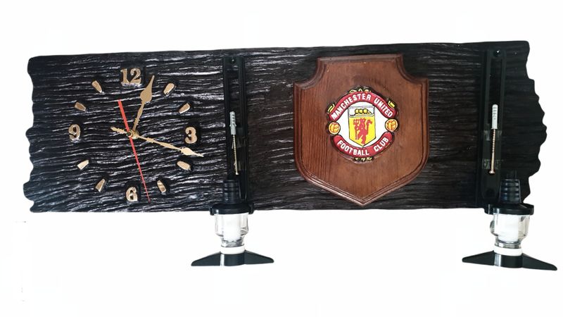 Manchester United - 2 Optic Liquor Dispenser Clock ( Fan's Must Have)