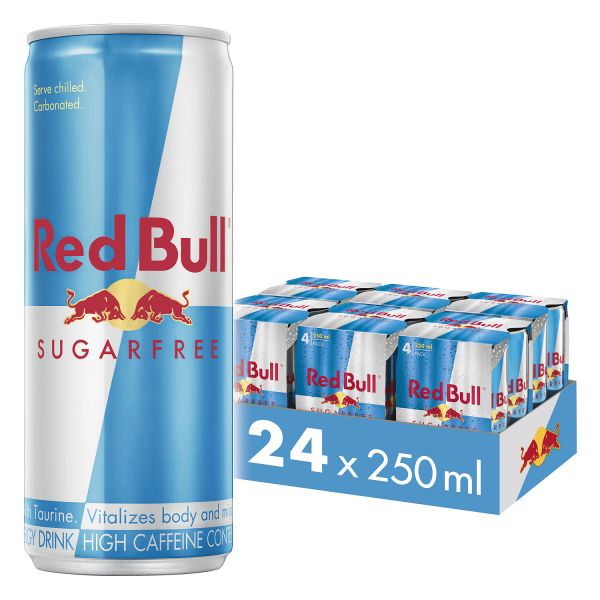 Red Bull Energy Drink Sugar Free 250ml 24 Case