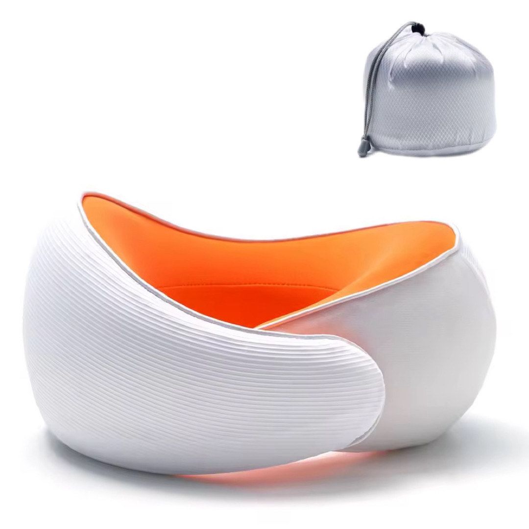 Premium Snail Travel Neck Pillow with Travel Bag
