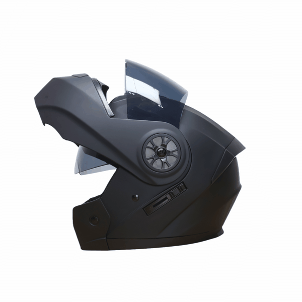 ORZ - Full Face Modular Flip Up Motorcycle Helmet with Double Lens