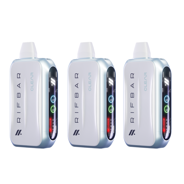 Rifbar Clear Turbo - X Disposable Vape (Pack of 3)