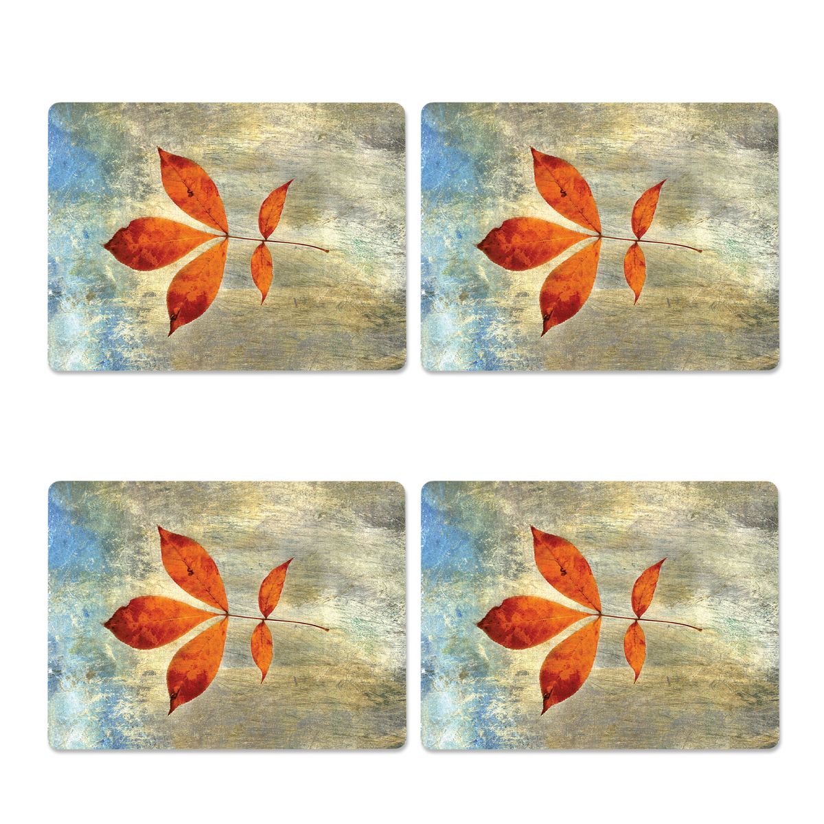 Orange Leaves Wooden Placemats Buy Online in South Africa