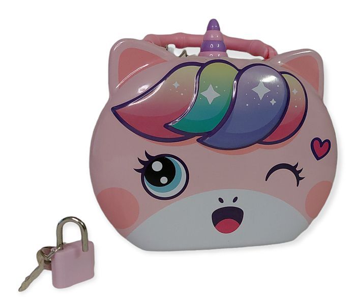 Smiling Kitty Face Kids Money Bank - Money Saving Made Easy and Fun.