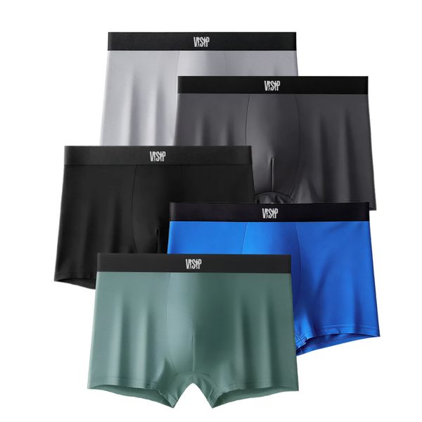 VSP Men's Boxer Briefs - Breathable Stretch Daily Comfort - 5 Pack