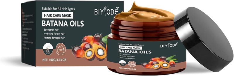 BIYODE Strengthens Hair, Batana Oil, Hair Mask, Suitable for All Hair Types