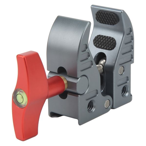 Heavy-Duty Aluminum Crab Clamp With 1/4" Thread