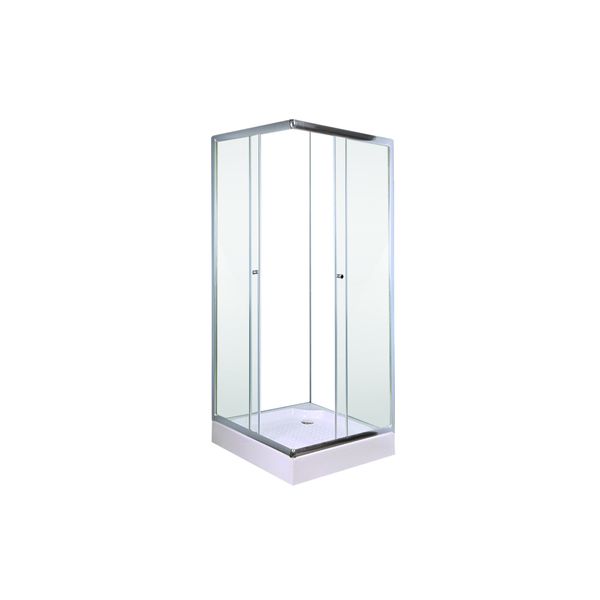 KENZO Corner Entry Shower 800mm-900mmX1850mm Chrome