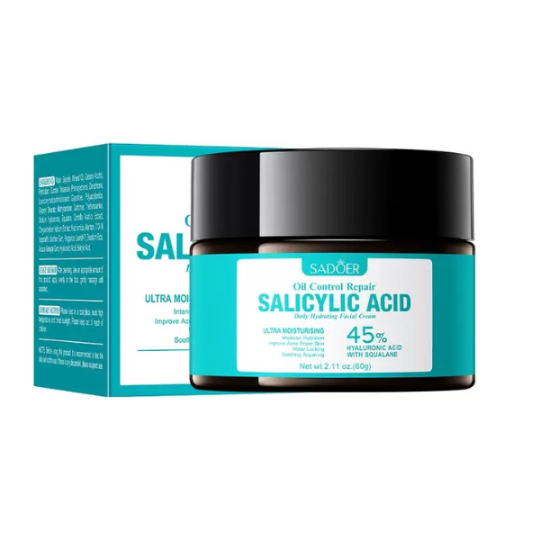 SADOER Salicylic Acid Oil Control Repair Daily Hydrating Facial Cream - 60g