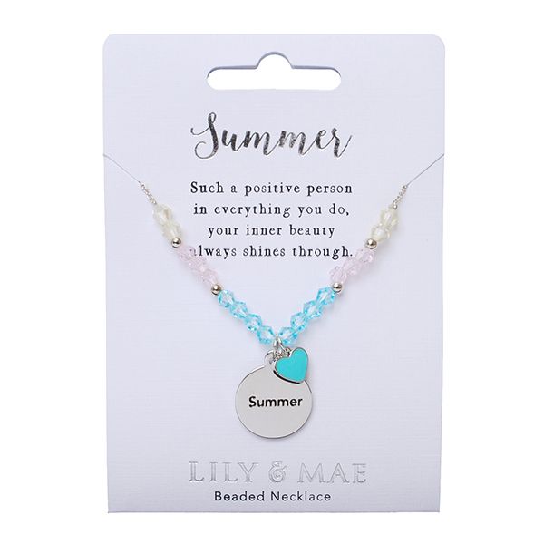 Lily &amp; Mae Beaded Necklace - Summer