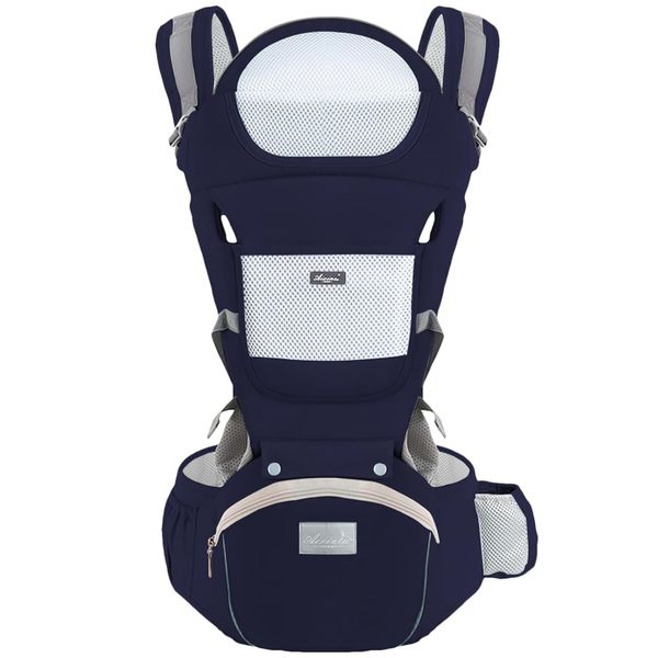 Multi-Functional Baby Carrier-Ergonomic Sling Carrier with Hip Seat