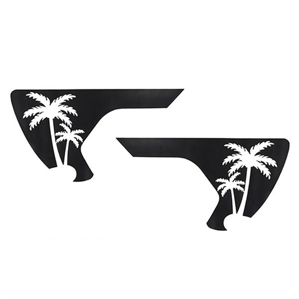 Side Fender Precut Black Pvc Sticker for Jeep Compatible with Universal