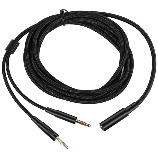 3.5mm Universal 2 in 1 Gaming Headset Audio- Extend Cable