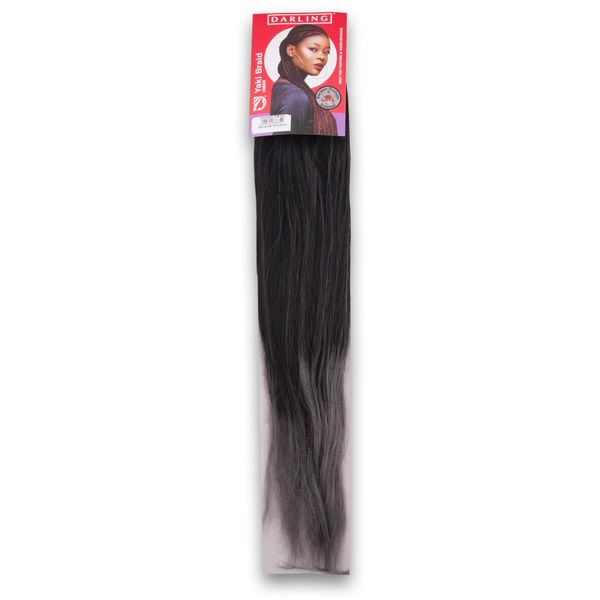 Darling - Yaki Braid 20" - Ombre Colour #1/Grey - 3 packs