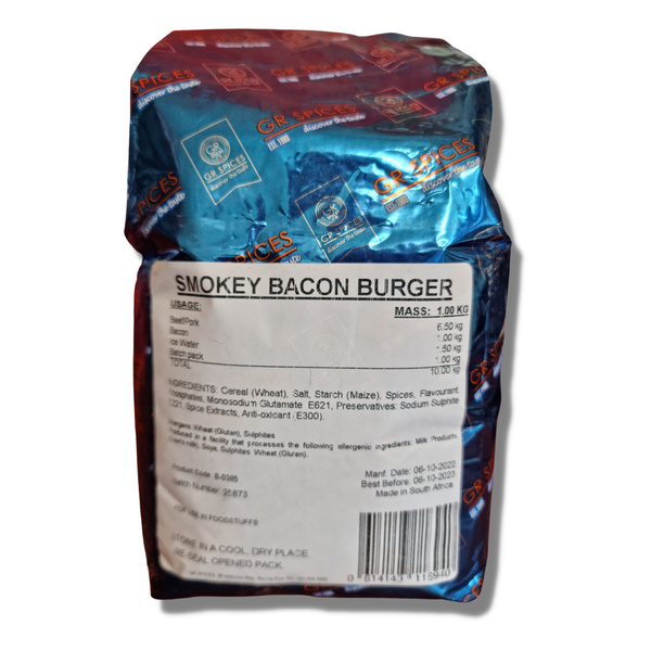 Smokey Bacon Burger 1kg