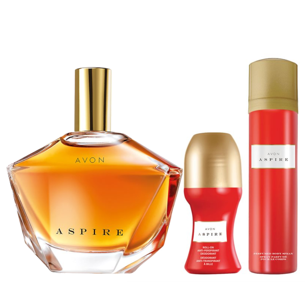 Avon - Aspire 3in1 Perfume, Body Spray &amp; Roll-On Set for Her