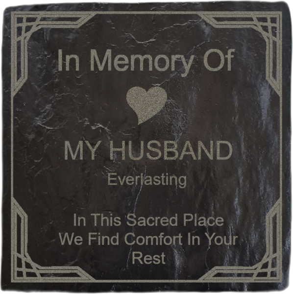 Sacred Place - Slate Memorial Stone Remembering image