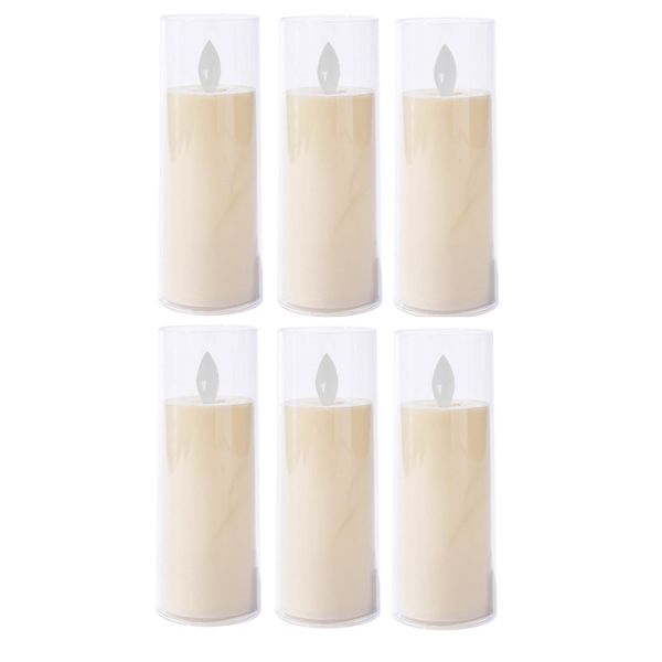 Load Shedding LED Swinging Candles 13cm (Set of 6)