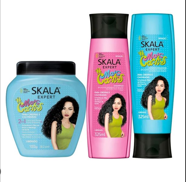 Skala Mais Cachos Shampoo, Conditioner and Mask Curl Bundle