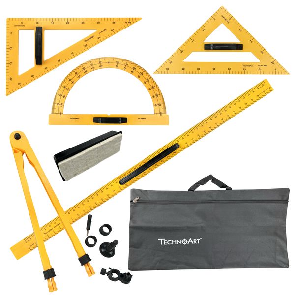 TechnoArt Blackboard Teacher Geometry Ser WITH Carry Bag