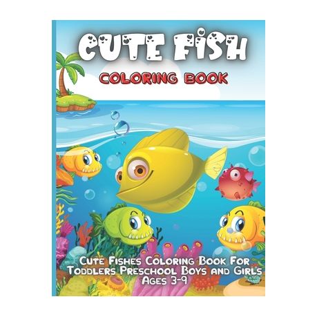 fish color book cute