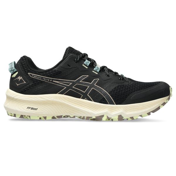 Asics Men's Trabuco Terra 2 Trail Running Shoes - Black/Taupe Grey