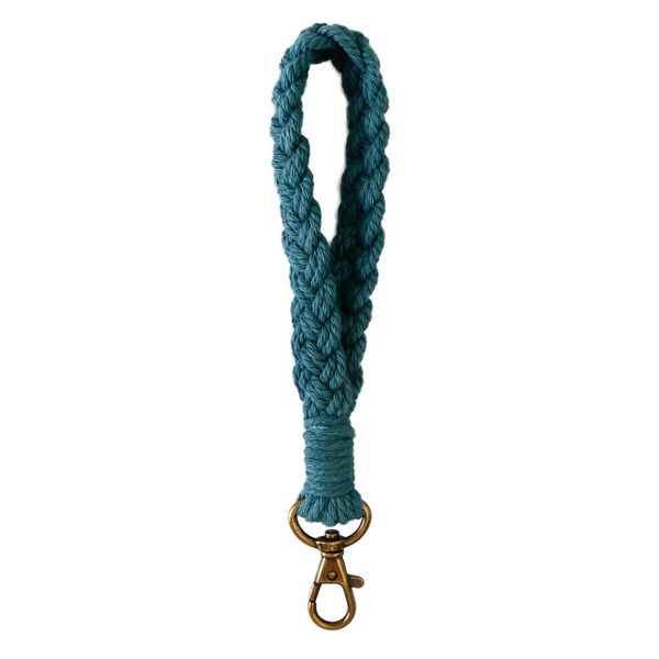 Soft Boho Handmade Wristlet Keychain: Country Style for Women