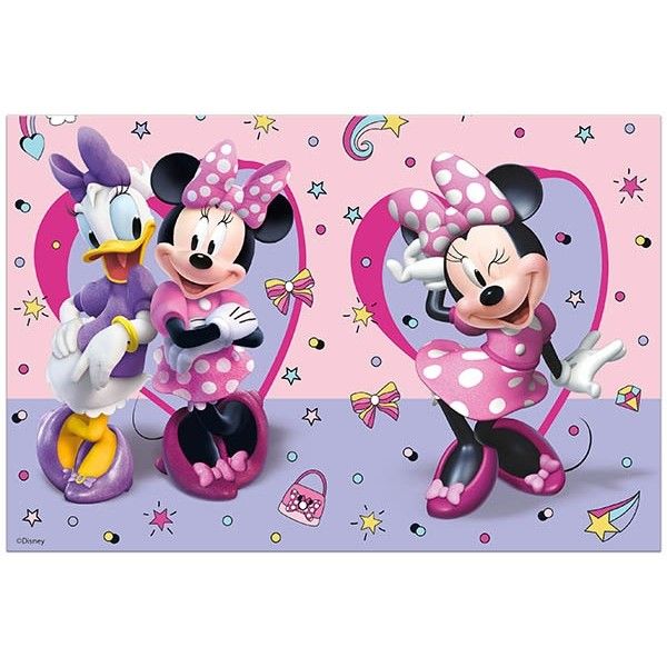 Minnie Junior Plastic Tablecover - 120 x 180cm