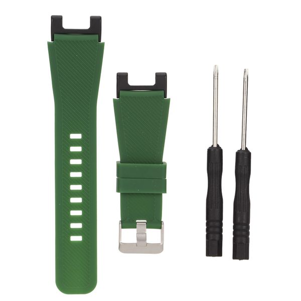 Silicone Sport Watch Band Strap for Amazfit TRex TRex Pro Military Green