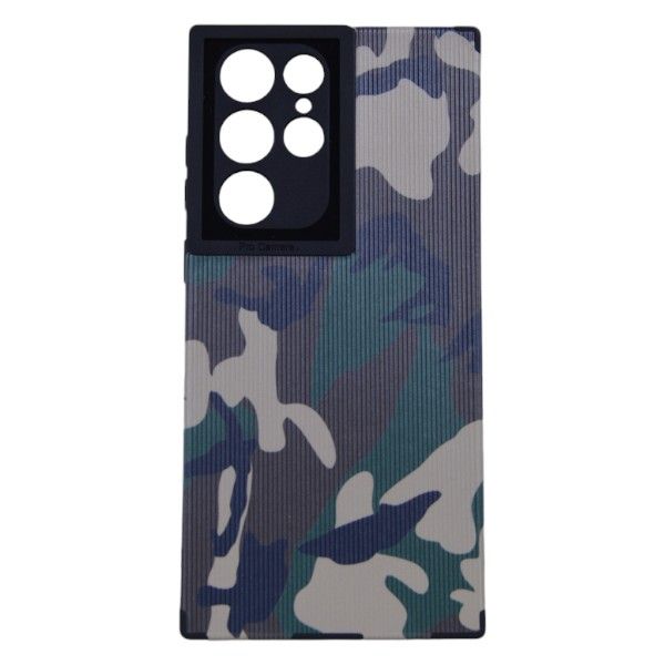 High-Quality Camo Print Phone Case Compatible with Samsung Galaxy S22 Ultra - Green