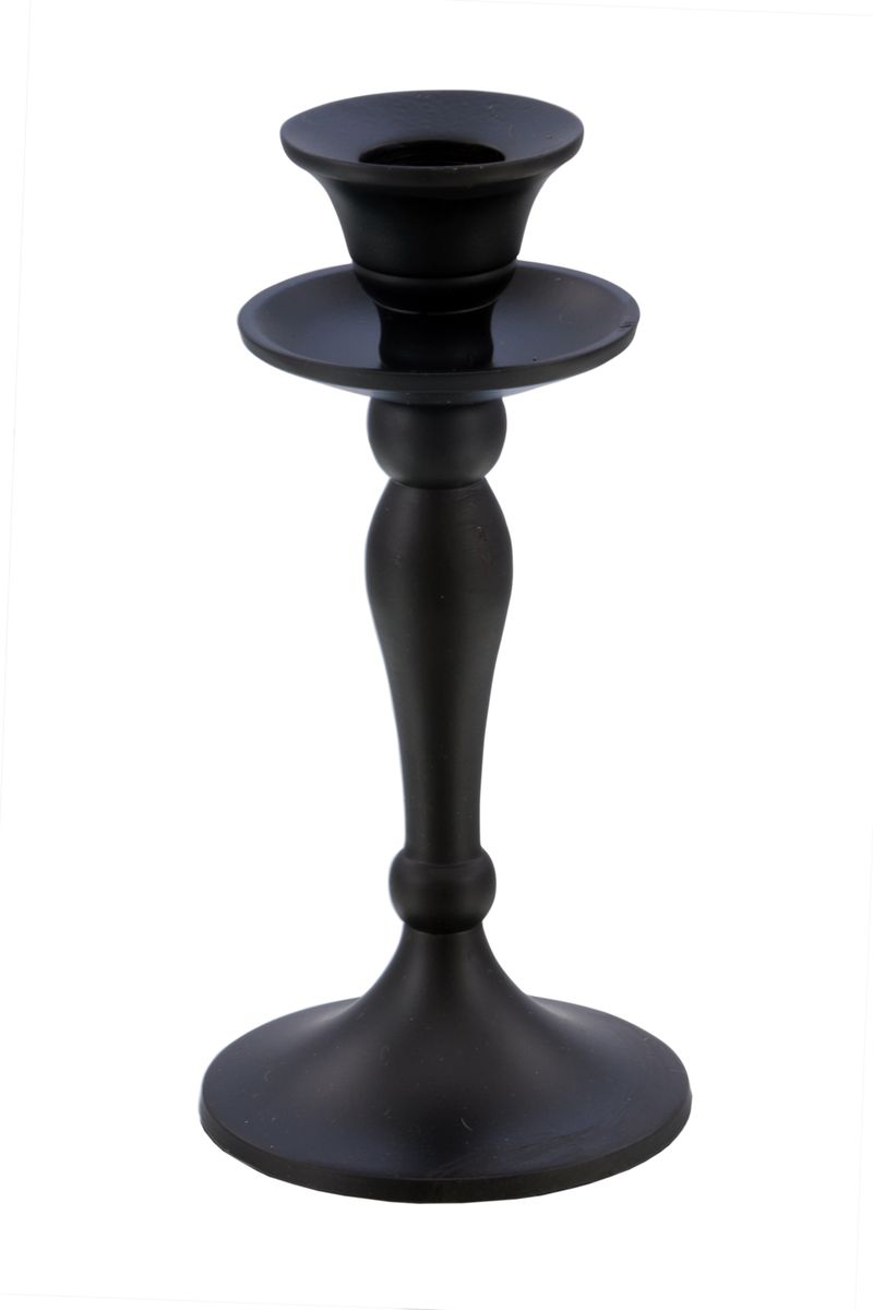 Dinner Candle Holder 25 cm Black Finish Shop Today. Get it Tomorrow