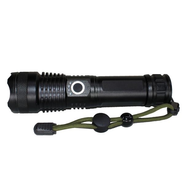 Aluminum Alloy USB Rechargeable LED Flashlight-Q-5109