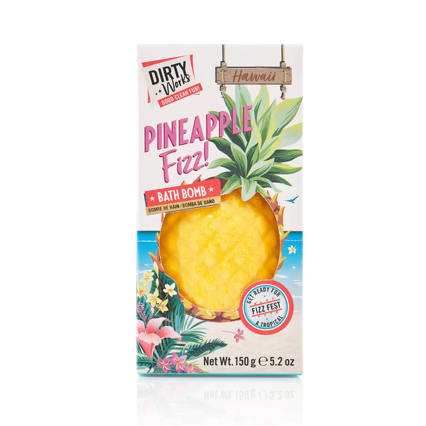 Dirty Works Hawaii Pineapple Fizz Bath Bomb 150g