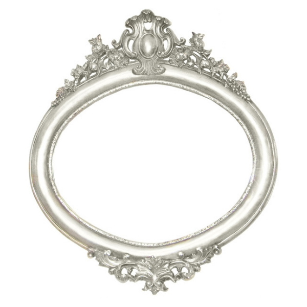 Ornate Silver Wall Mirror 1060mm x 930mm