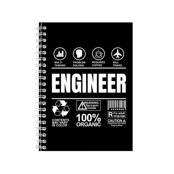 Engineer Notebook Engineering Gift Idea Writing Book Notepad Pad 40