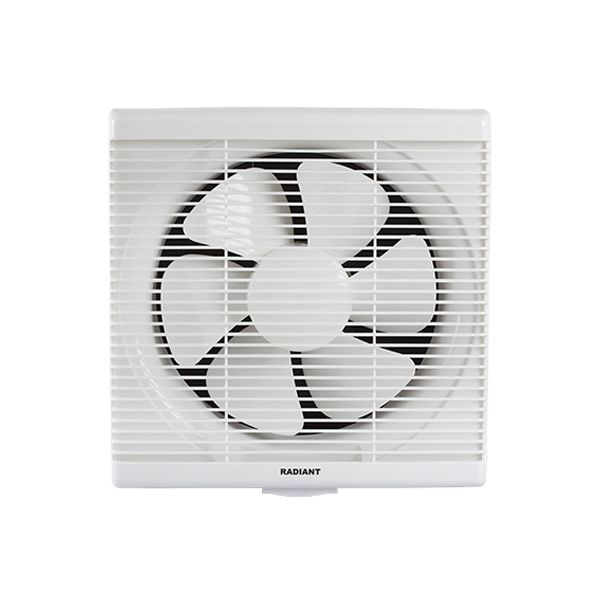 Radiant - Extractor Square Wall/Louvre Fan White