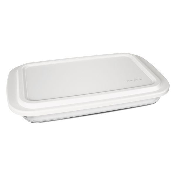 Marinex Rectangular Roaster with Plastic Lid - 1.6 Litre