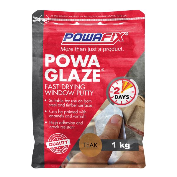 Powafix Powa Glaze Teak 1Kg - 2 Pack