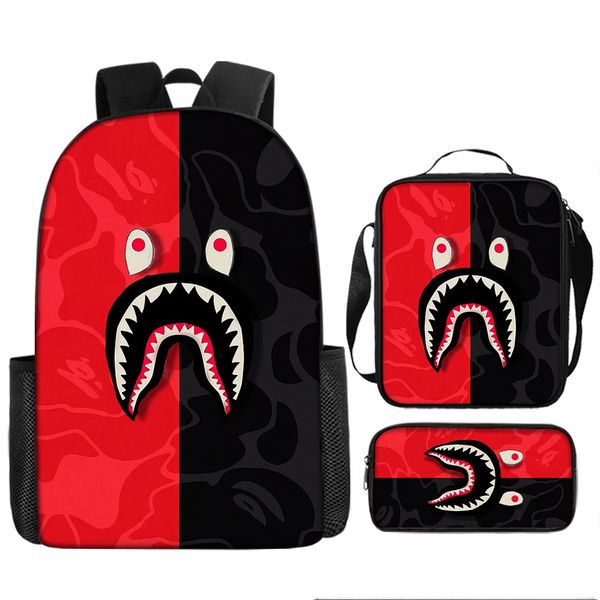 Bag, Lunch Box &amp; Pencil Case Shark image