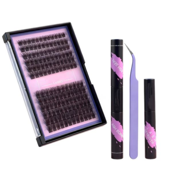 Eyelash Cluster Set 144 Pieces 8-16mm Segmented Eyelash Extensions