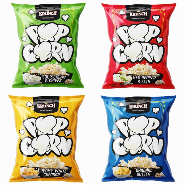 Krunch Pop Corn (Mixed) - 90g x 12