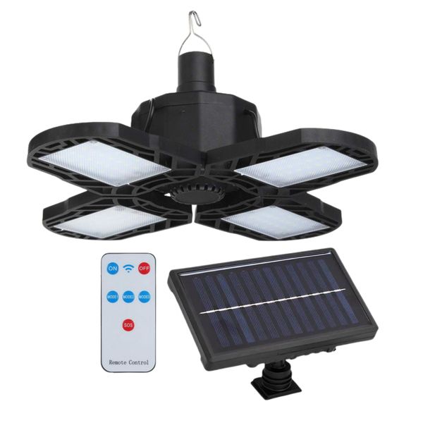 Solar XF-702A LED Deformable Lamp With Solar Panel and Remote Control